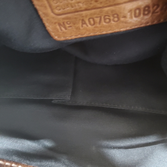 Preowned Vintage Coach Legacy Limited Edition Signature C Shoulder Bag~ Denim - Picture 11 of 15